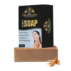 Diva Beauty Body Whitening Cream and Natural face Soap Combo for Brightiing and Glowing Skin