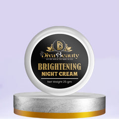 Diva Beauty Night Brightening Cream skin and Natural Face Soap Combo