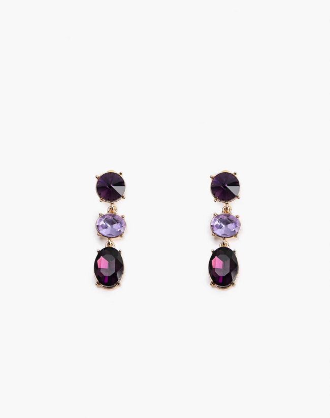 Aurora Gemstone Dangle Earrings - Image 3