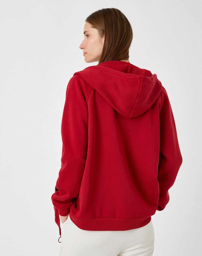 Oversize Zippered Sweatshirt - Image 4