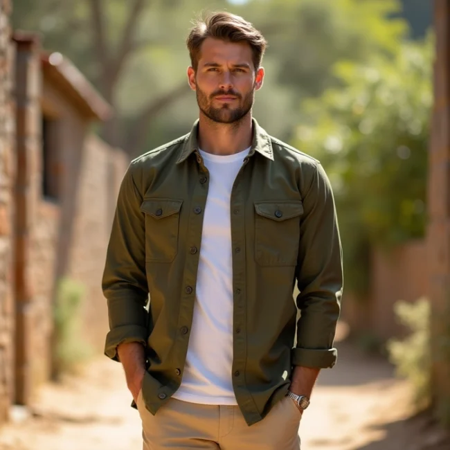 Olive Overshirt